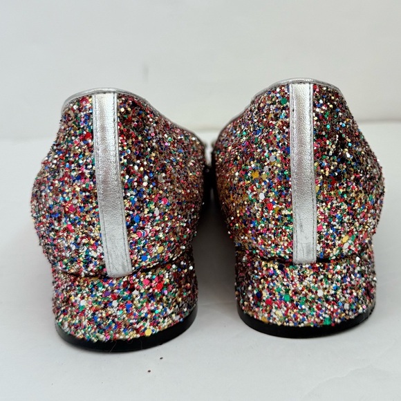 Gucci Multicolor Glitter leather baby Horsebit Lovelight Flat loafers EU 38 - Picture 5 of 9